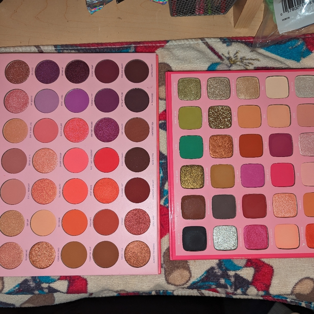 Morphe eyeshadow palettes